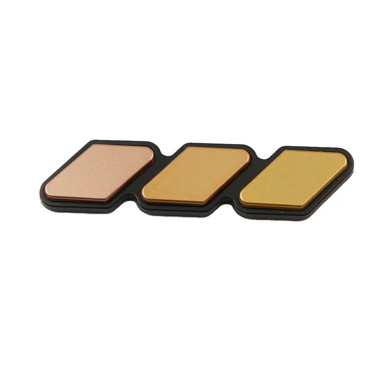 3D Auto Dreifarbiges Kühlergrill-Emblem Aufkleber für Toyota TRD Tacoma Tundra 4Runner Highlander Rav4 Lufteinlassgitter Auto – Detail 9
