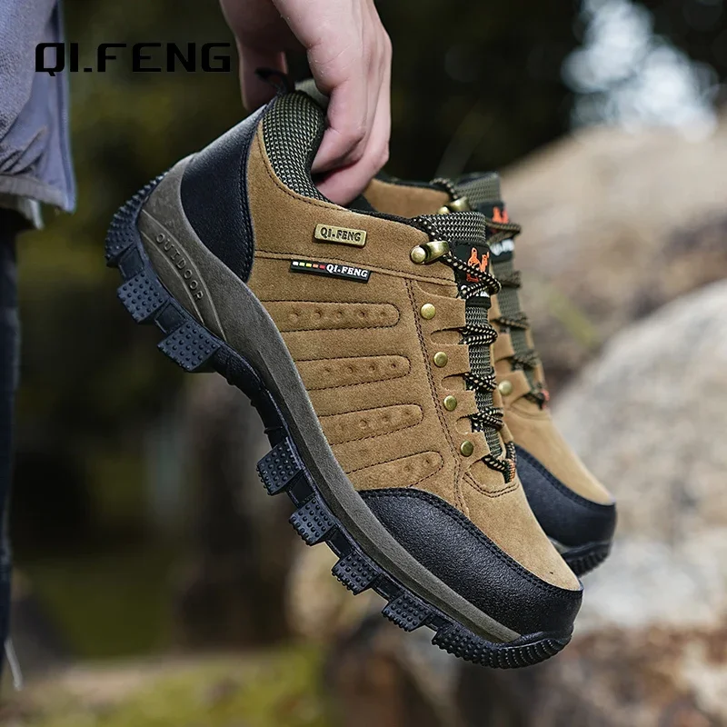 Men Women Casual Leather Shoes Classic Waterproof Outdoor Sneakers Trekking Footwear casual sneakers,leather shoes,leather sneakers