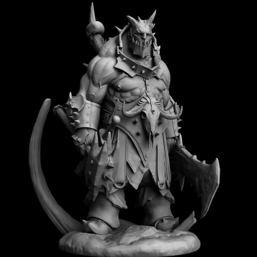 

Resin soldier 1/24 ANCIENT fantasy MAN SOLDIER Model Unassambled Unpainted Figure Building Kit