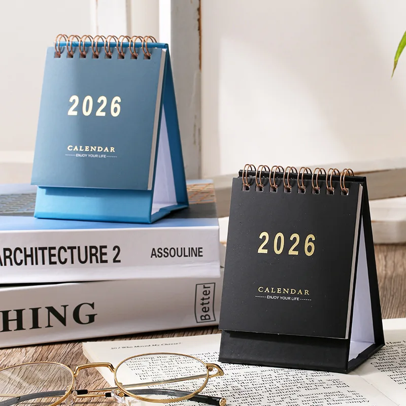 2027 Mini-Kalender in Morandi-Farben, kleiner Schreibtischkalender, Memo-Kalender, Planer, Desktop-Dekoration, Bürobedarf, Neujahrsgeschenke – Detail 10