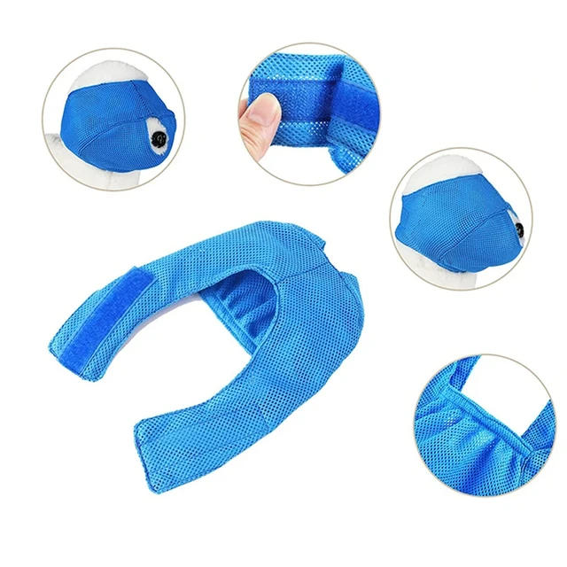 Breathable Cat Muzzle Anti Biting Chewing Pet Grooming Supplies Kitten Bathing Bag Bathing Mask Colorful Cat Mouth Guard Muzzle 4