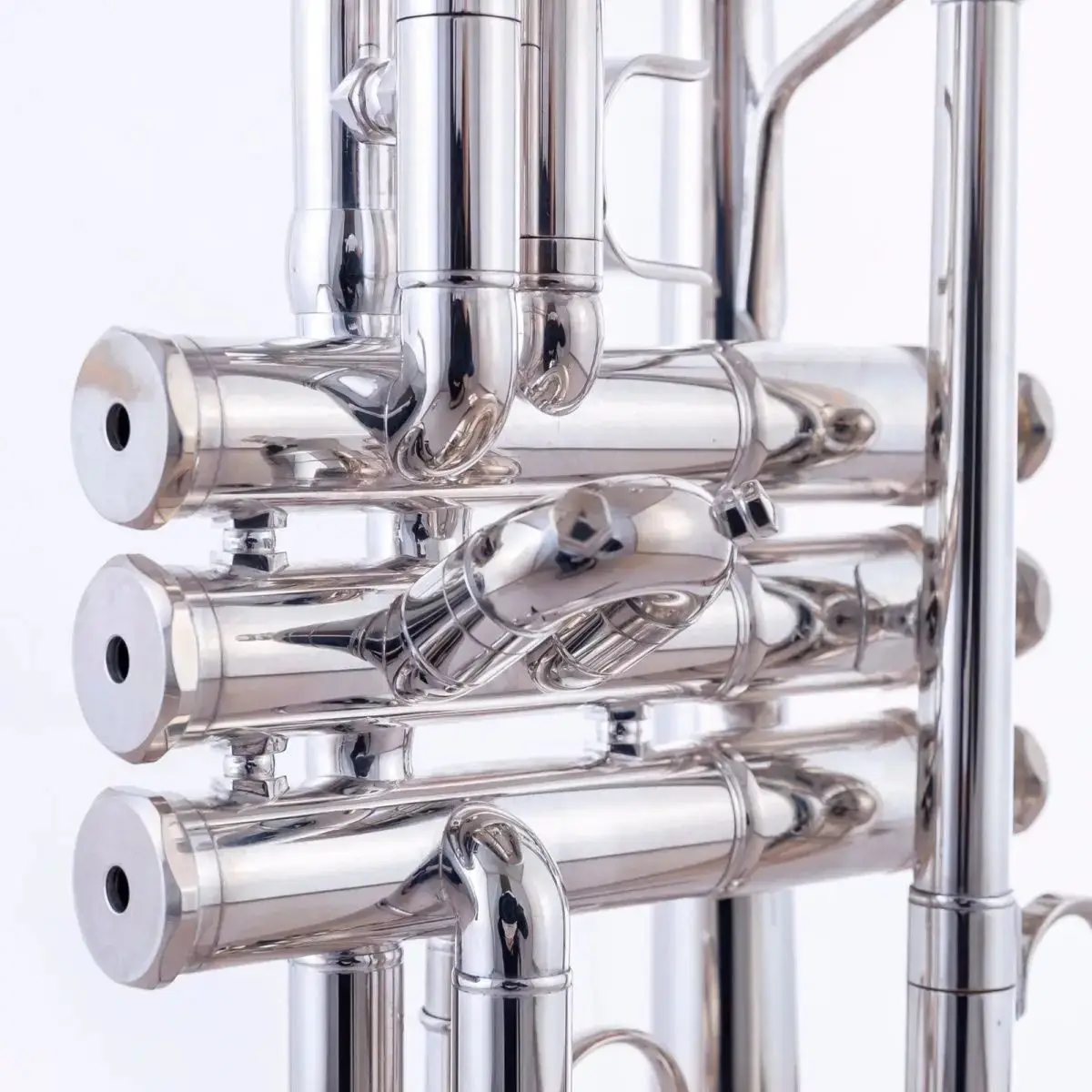 Silver drop E to D professional trumpet with two sets of sound-changing tubes can switch professional-grade tone Trumpet horn