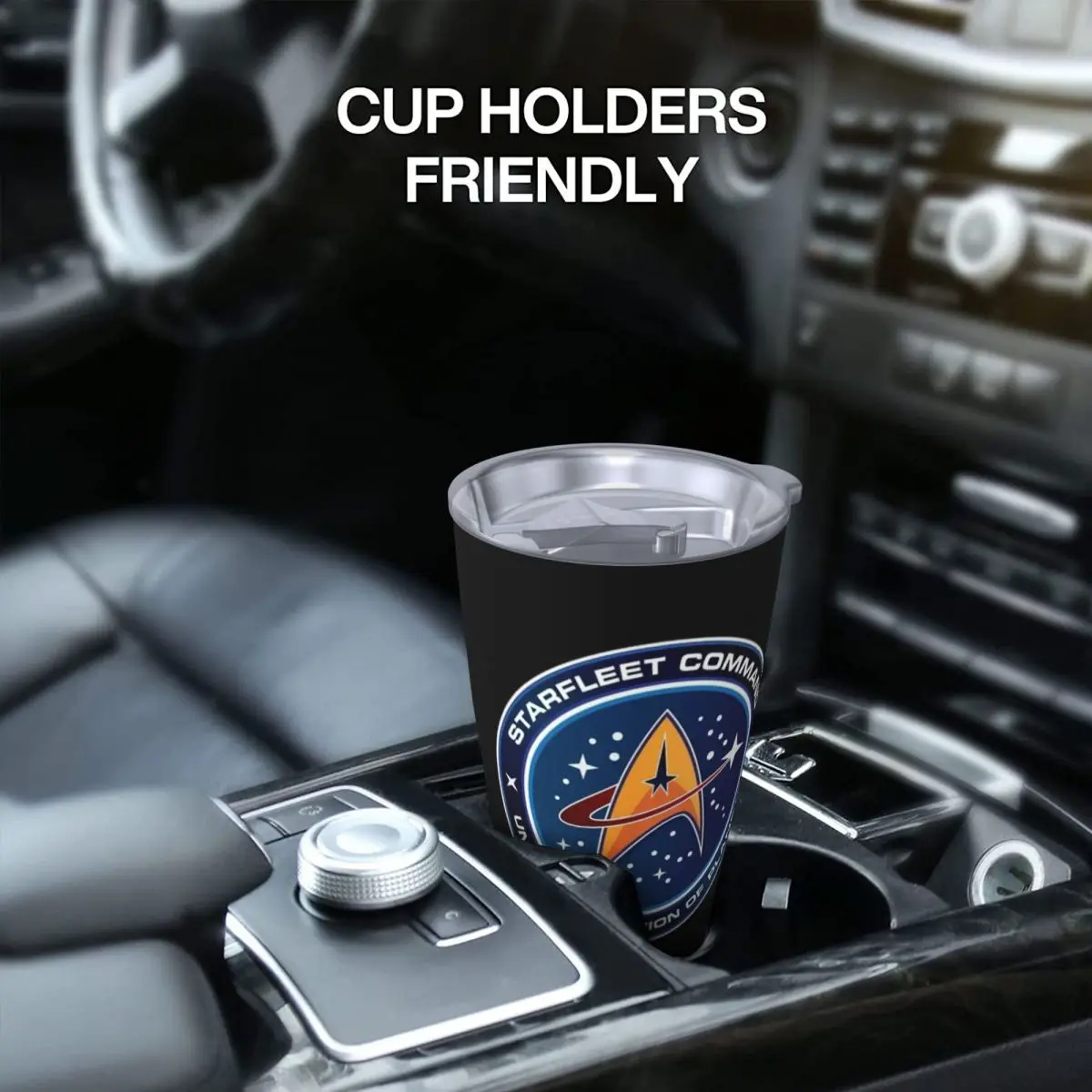 Star Trek Stainless Steel Vacuum Insulated Tumbler with Straw, 20oz
