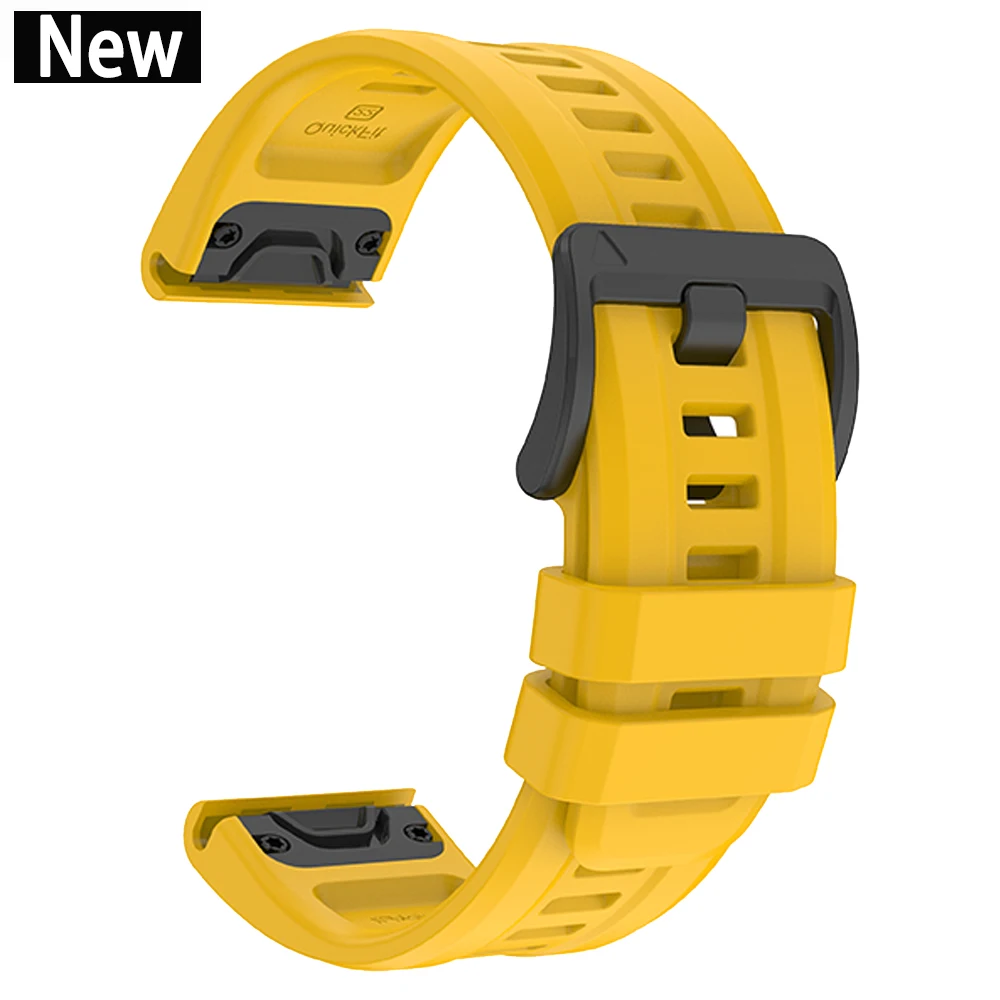 Durable QuickFit Silicone Watch Strap - 26mm/22mm