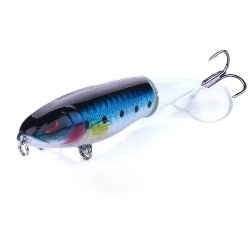 1pcs 10cm 14cm Topwater Spinner Fishing Lure Popper Artificial Pencil Hard Bait Propeller Rotating Tail Fishing Tackle Swimbait - Image 15