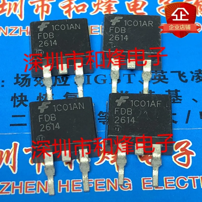 

5PCS-10PCS FDB2614 TO-263 200V 62A NEW AND ORIGINAL ON STOCK