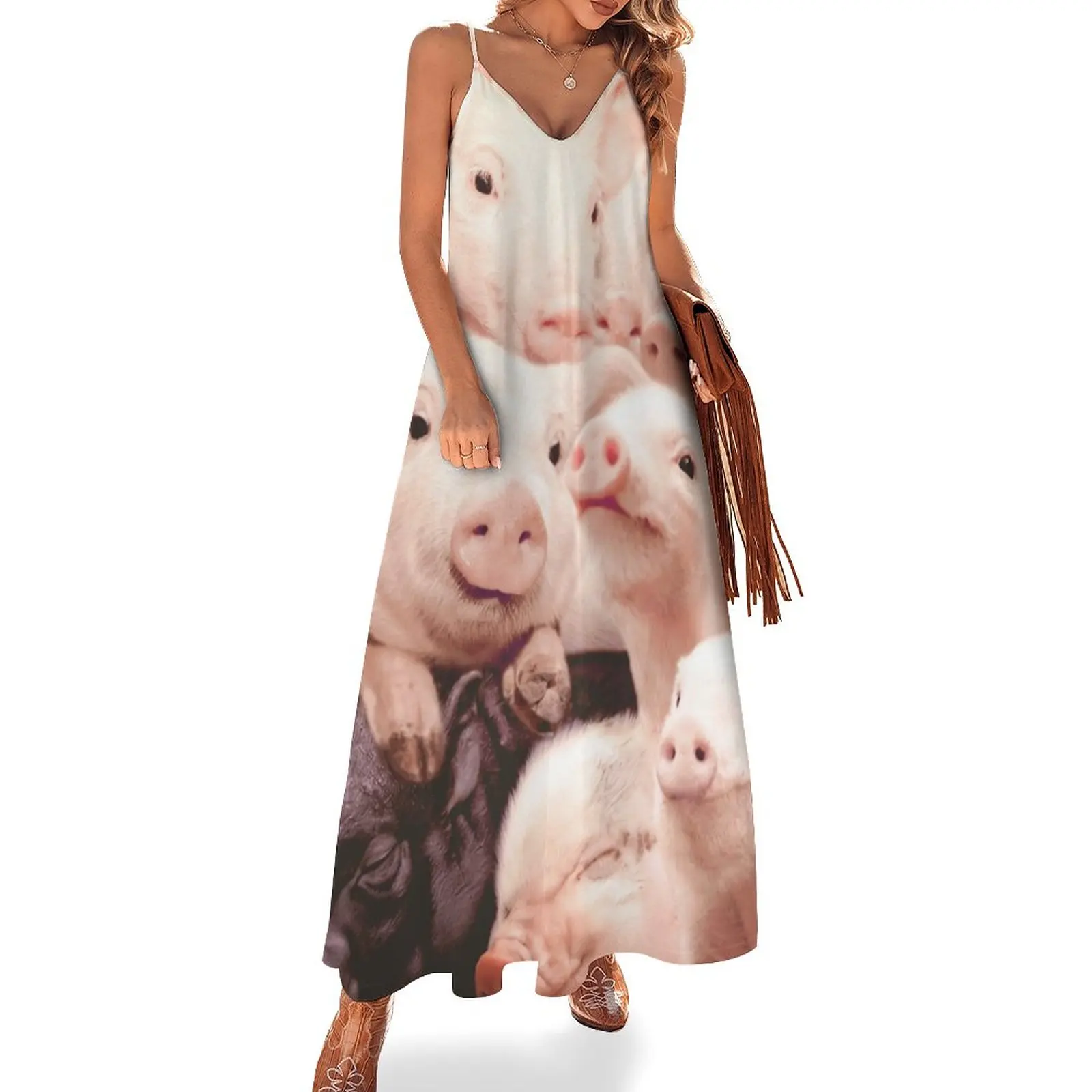 

Pigs Sleeveless Dress ladies dresses for special occasion Womens dresses