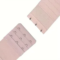 Extension de sangle de soutien-gorge 4 pièces à 3 crochets ; Clip de sangle de soutien-gorge confortable et réglable ; Accessoire de lingerie pour femme 6