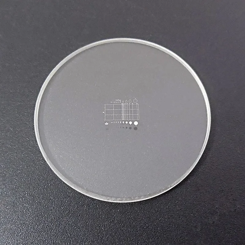 24mm Microscope Eyepiece Micrometer Net-Shaped Area Measuring Tool Microscope Accessories