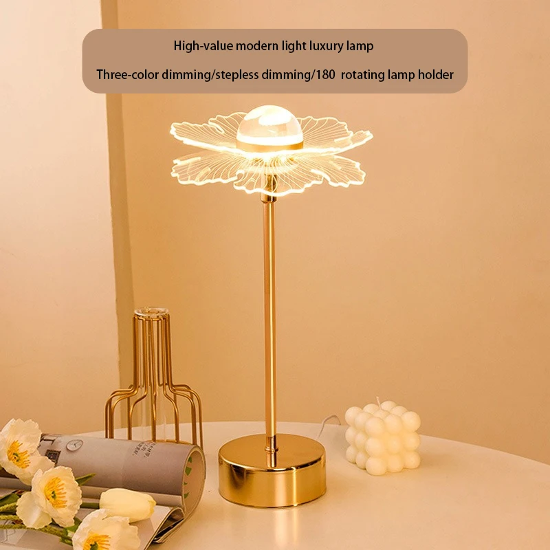 

Bedroom Decoration High Quality Acrylic Material 3 Modes To Suit Different Atmospheres Ideal For Home Decoration Art Lamp