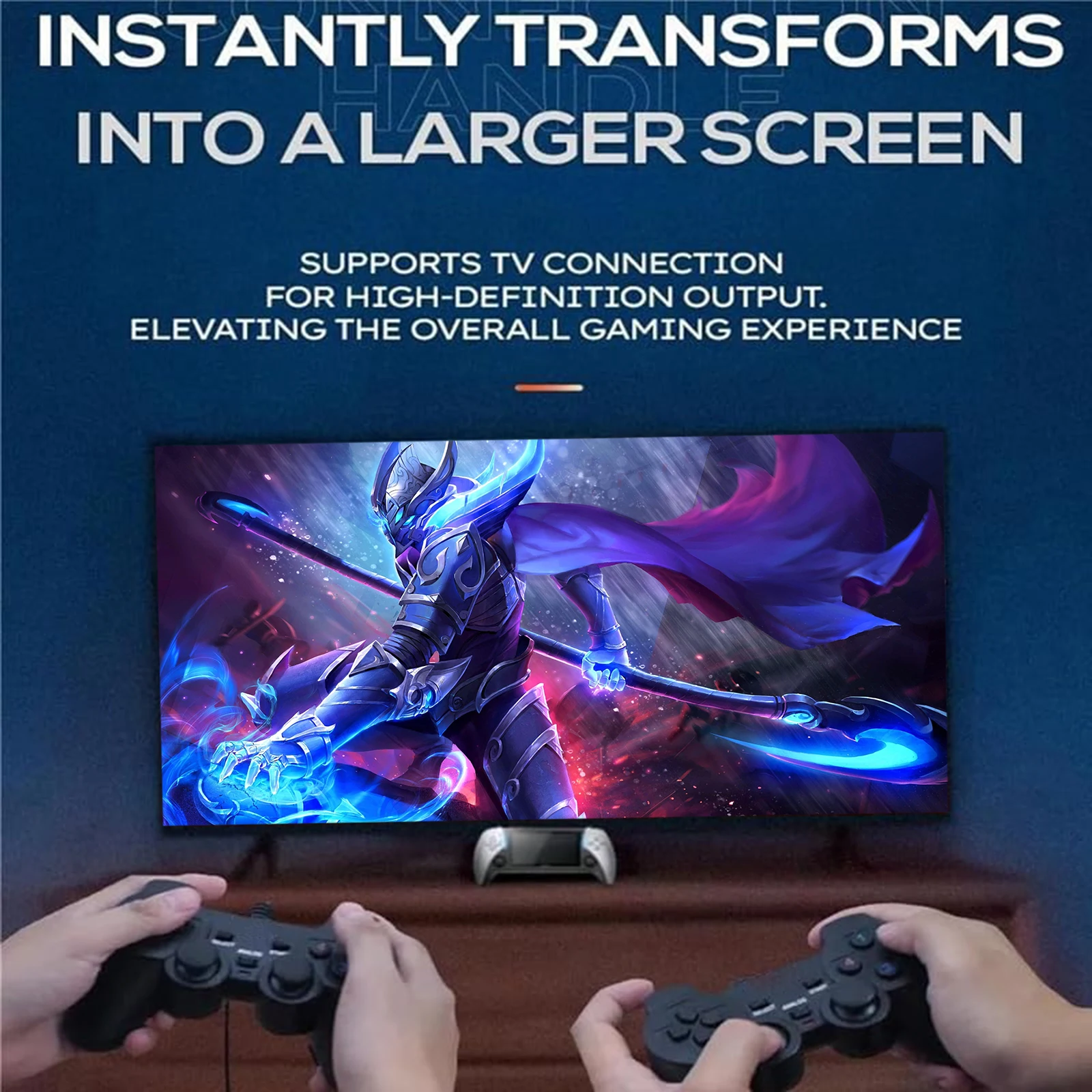 Handheld Game Console 5.5 Inch Screen Retro Gaming Console with 20000+ Games Retro Handheld Video Game Console for Kids Adults - 5