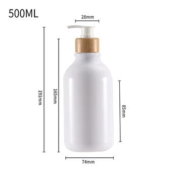 300 ml/500 ml เครื่องจ่ายสบู่เหลวขวดแชมพูขวดปั๊มสบู่คอนเทนเนอร์โลชั่นห้องน้ําแชมพู Conditioner Dispenser 30