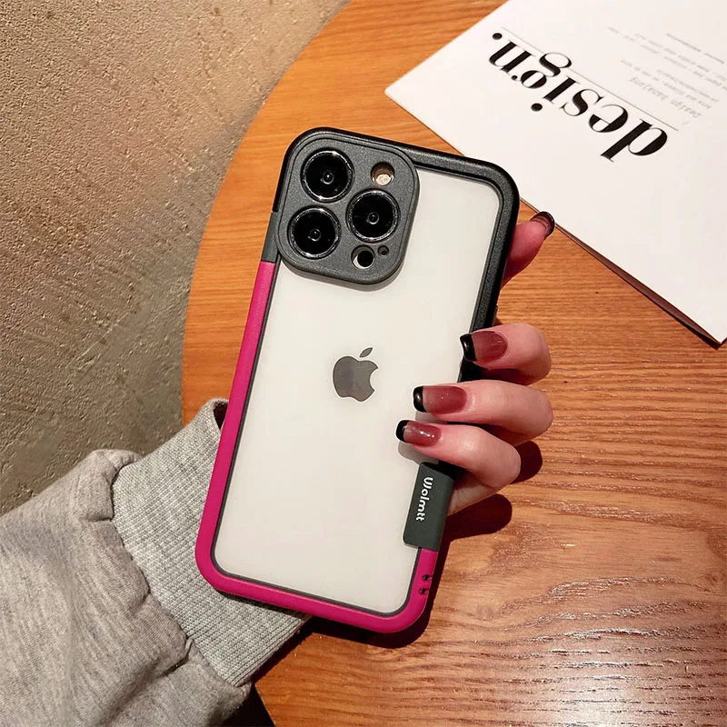 Colorful Soft Silicone Bumper Frame with Shockproof Protection for Phones - Border Only, No Back