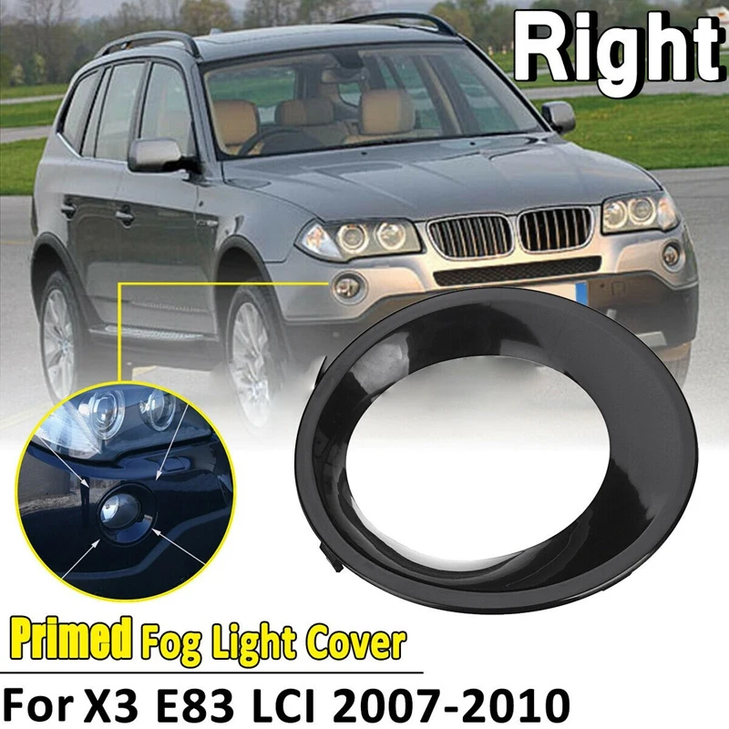 안개 주행등 그릴 트림 커버, BMW X3 E83 LCI 2007-2010