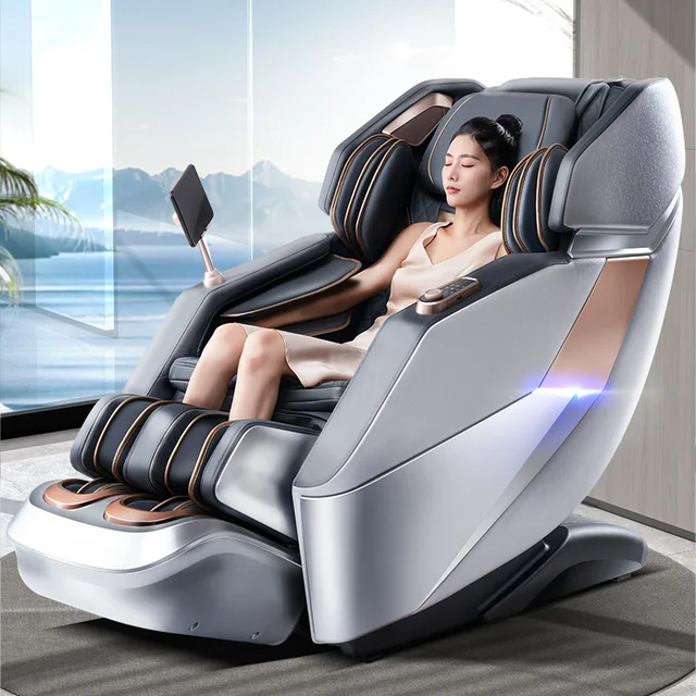 Hot Sell Full Body Massage Chair Luxury 4D Zero Gravity Shiatsu Electric Heating SL Track Massage Chair