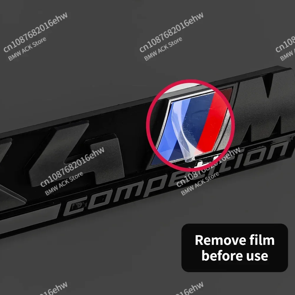 3D Car Front Grille Badge Emblem for BMW M X1 X2 X3 X4 X5 X6