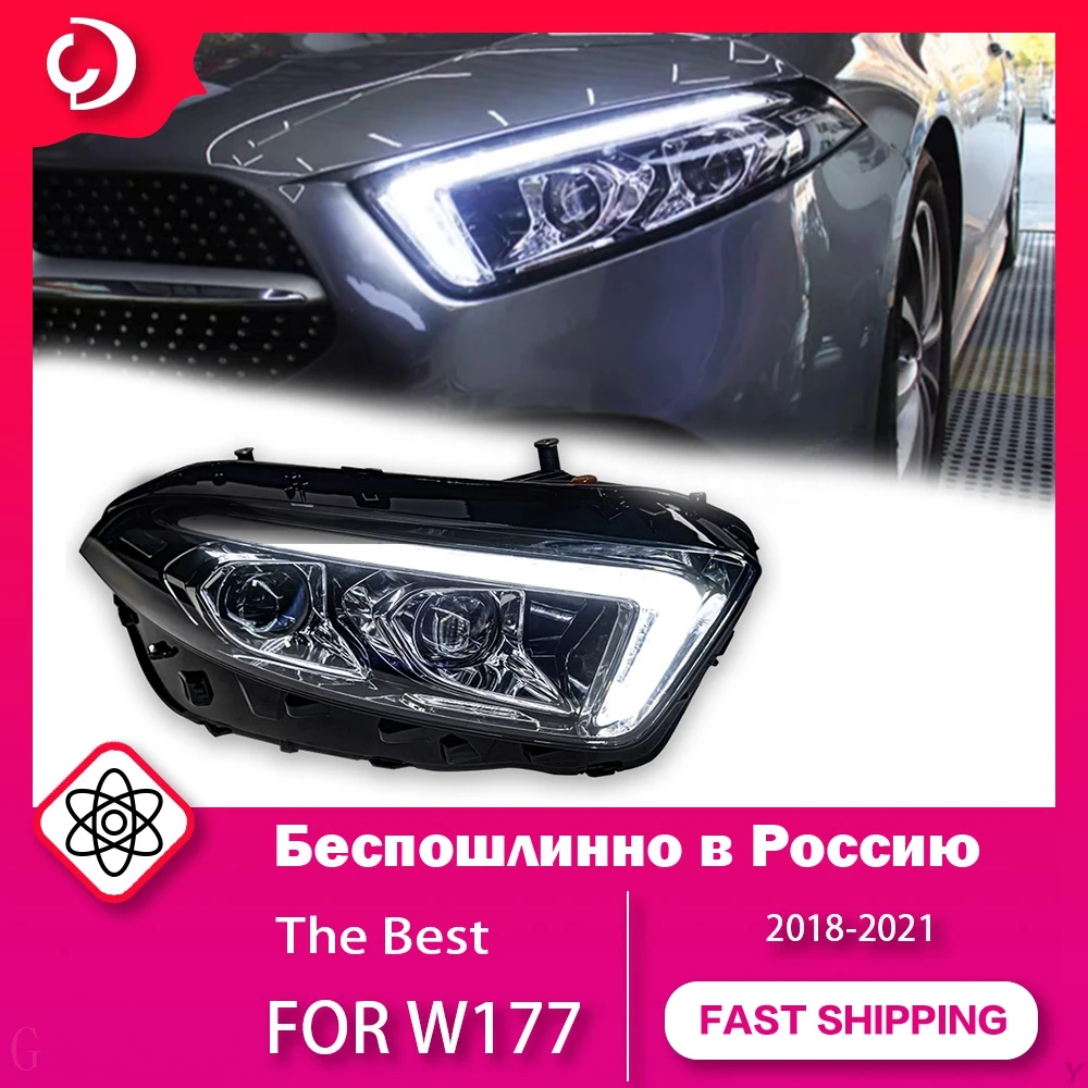 

2 шт., автомобильные фары для Benz W177 2018-2021 A180 A200 A260