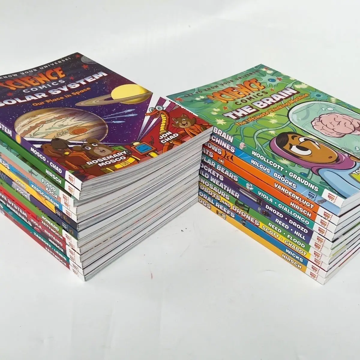28 Books/Set English Science Comics Plants Animals Enlightenment