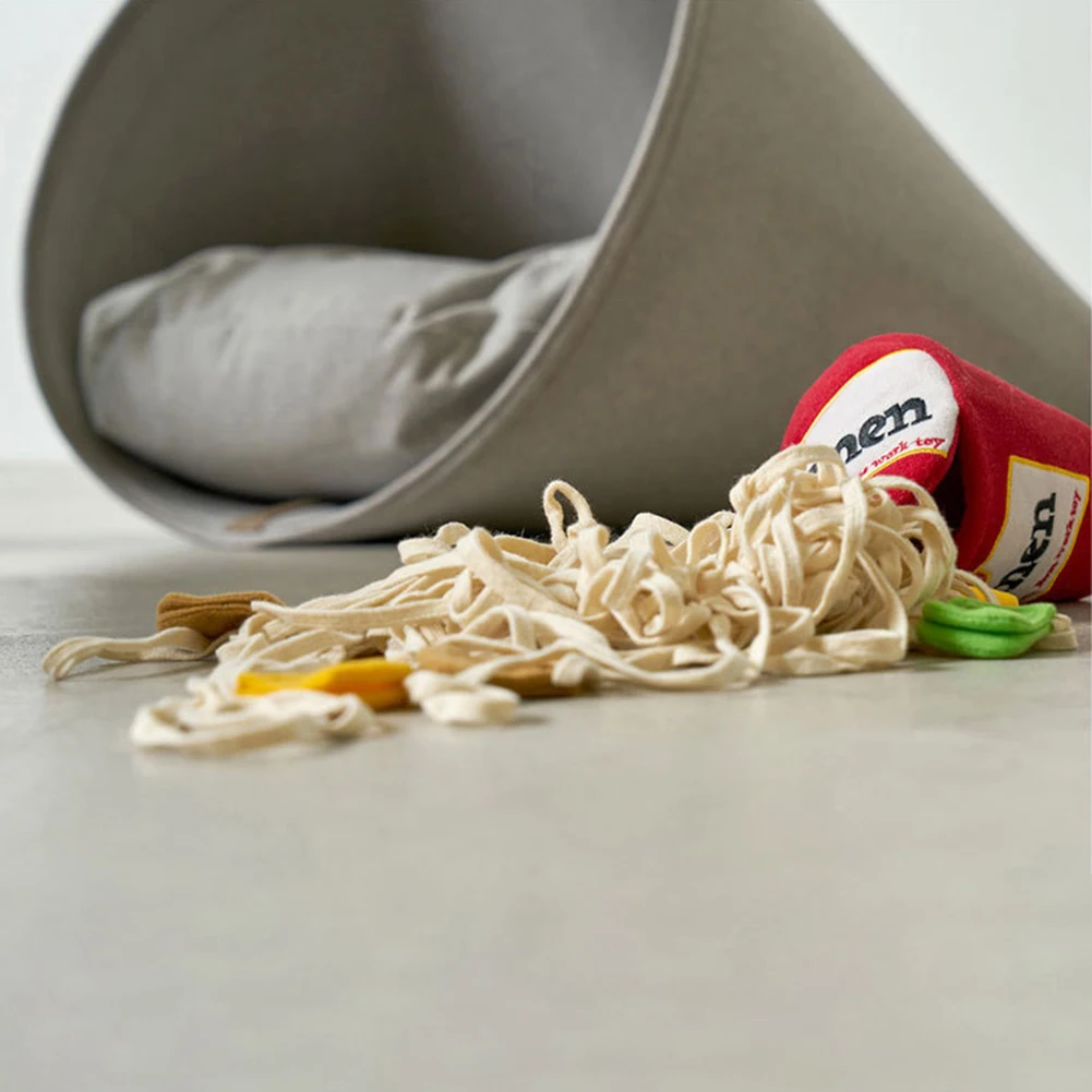 Dog Puzzle Toy Noodle Shape – Interactive Food Dispensing Nosework Training Toy for Small & Medium Dogs