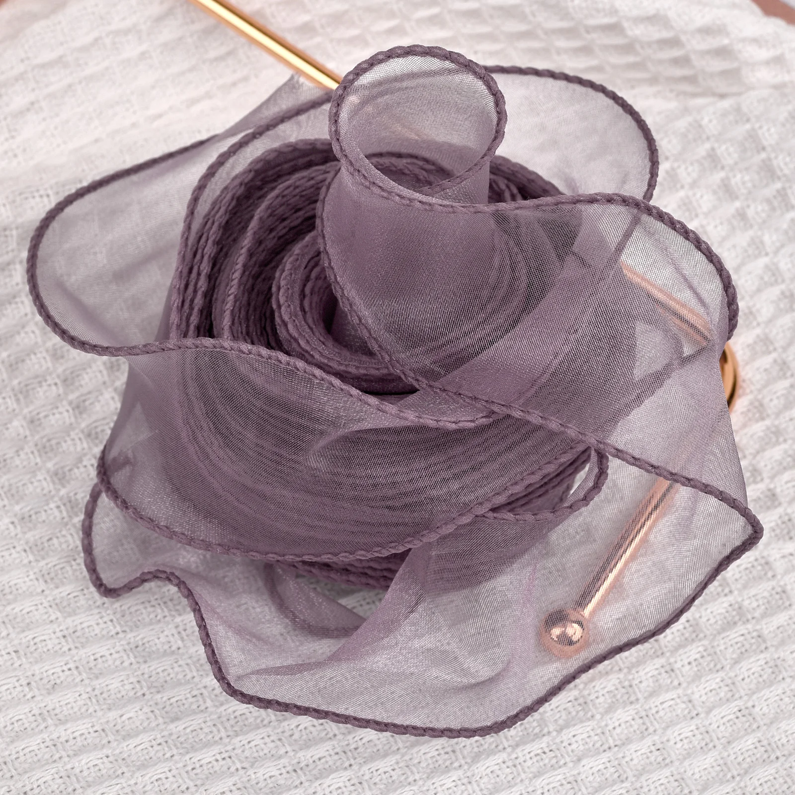 Nastro di organza di nylon in 6 colori, larghezza 5/8 pollici, 5 iarde per 3 dollari, colori