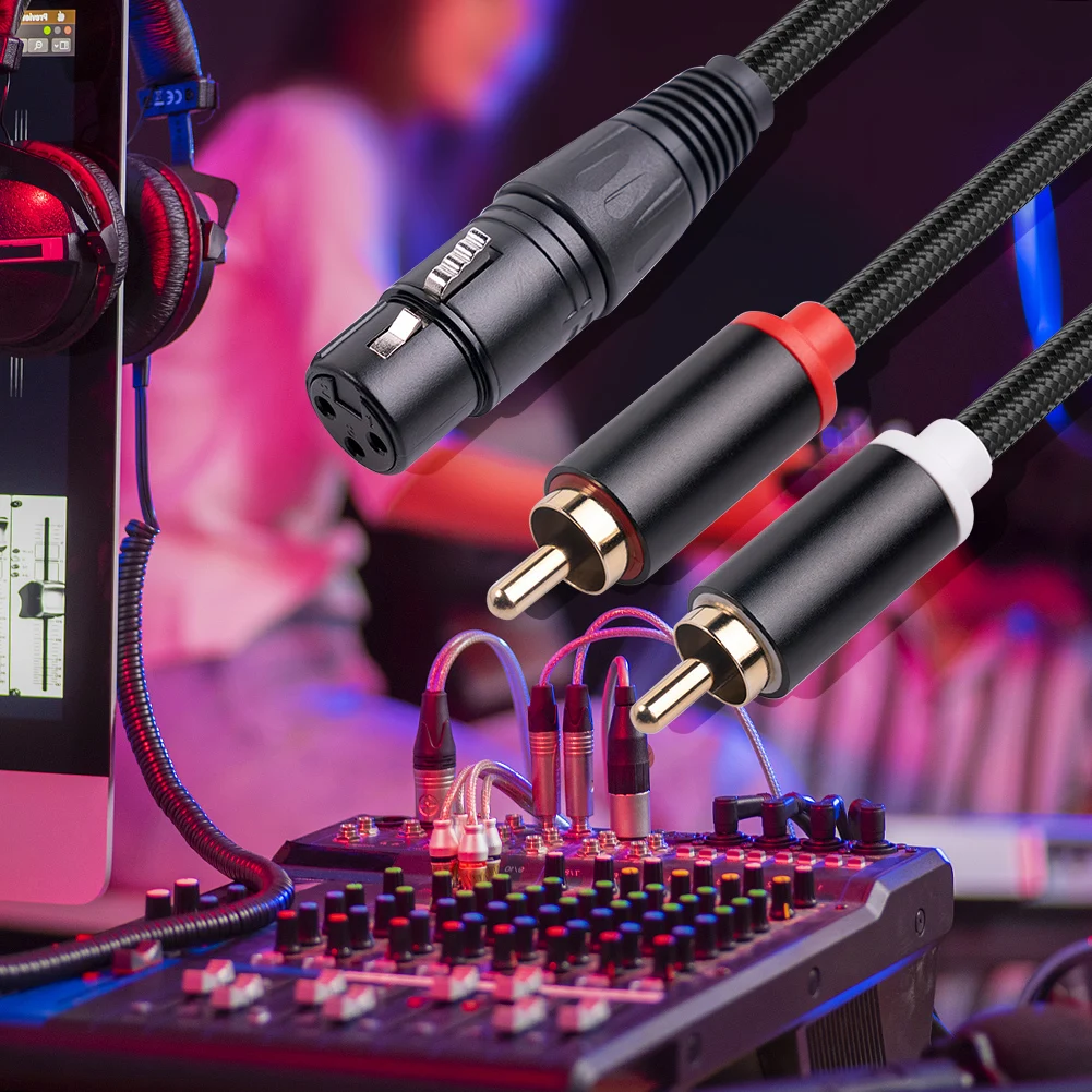 ׷  ̺,   XLR - RCA   ̺, ͼ Ŀ  ũ ׼