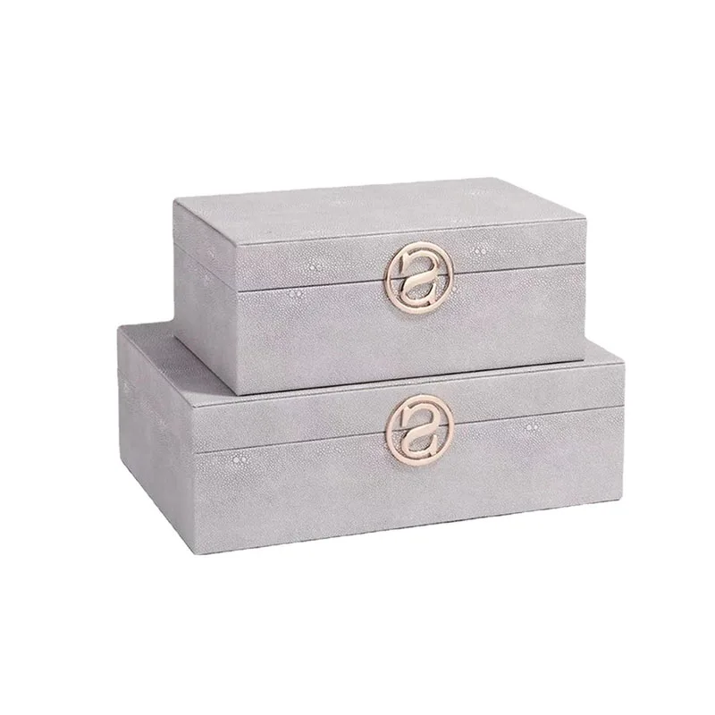 Large Jewelry Box Velvet Tray Ring Necklace Bangles Jewelry Boxes Organizer Earrings Display Women Portable Accessories Storage