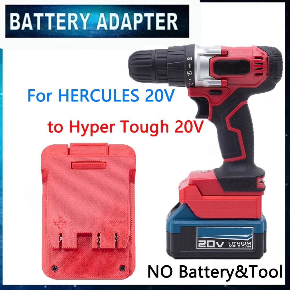 Battery Adapter Converter for HERCULES 20V Lithium For Hyper Tough 20V HT CHARGE Tools  (Not include tools and battery) for m365 mijia pro scooter 36v 3ah 10s1p 18650 lithium ion battery pack extended range charge and discharge xt30 plug 15a bms