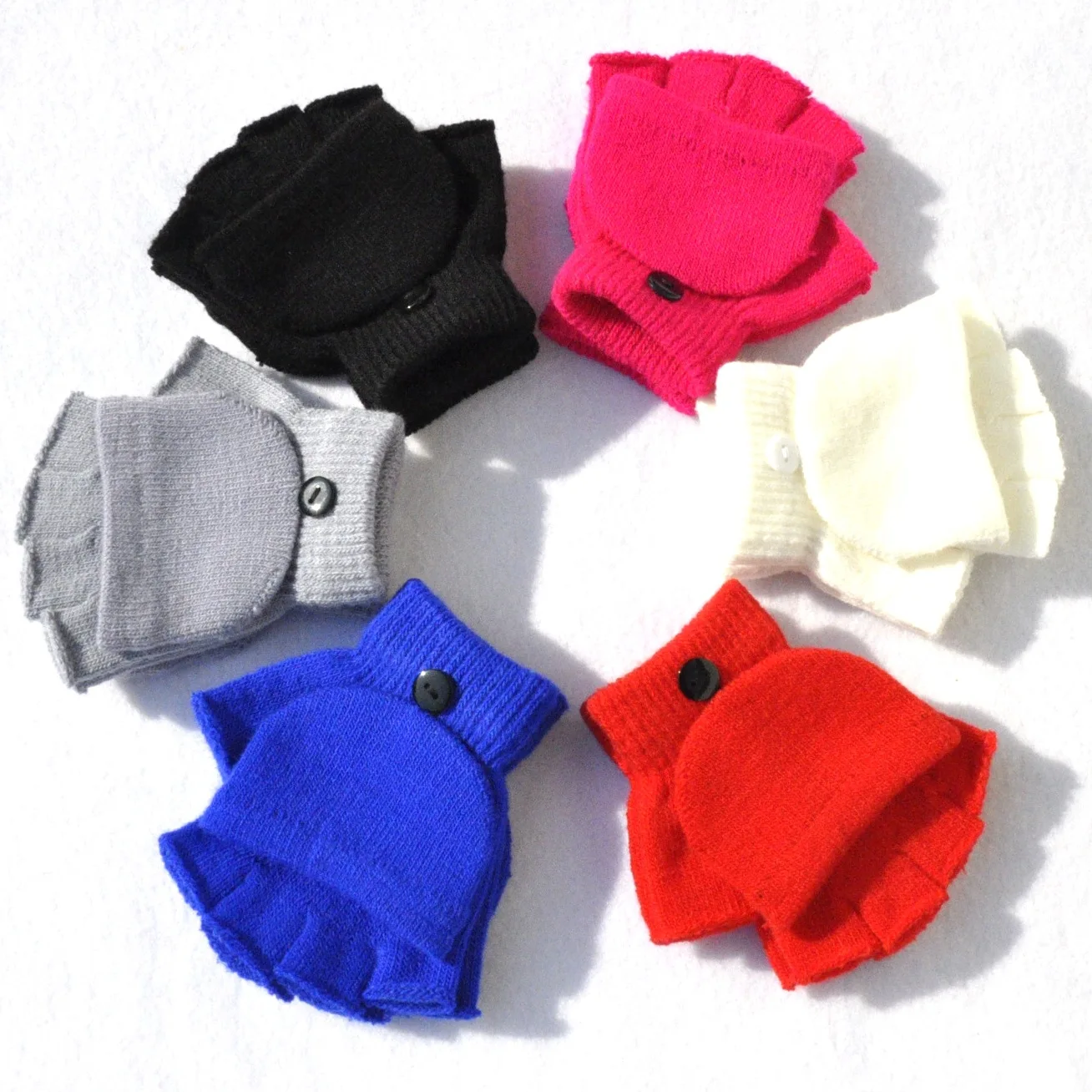 Baby Gloves winter gloves,baby mittens for 5-11Y Thickened Warm Knitted