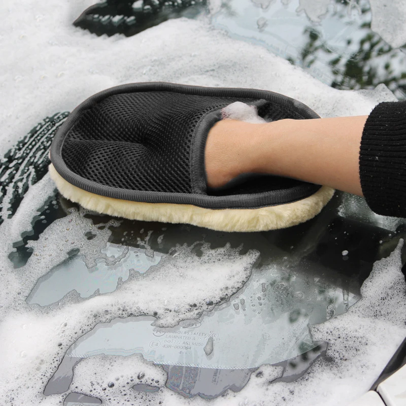 Car Washing Wool Glove 2