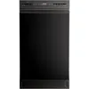 MDF18A1ABB Built-in Dishwasher with 8 Place Settings, 6 Washing Programs, Stainless Steel Tub, Heated Dry, Energy Star, Black 1