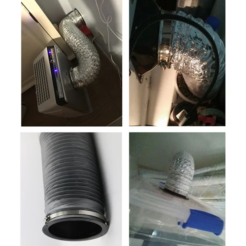 Adjustable ABS Round Pipe Flange Seat for Air Ventilation Systems