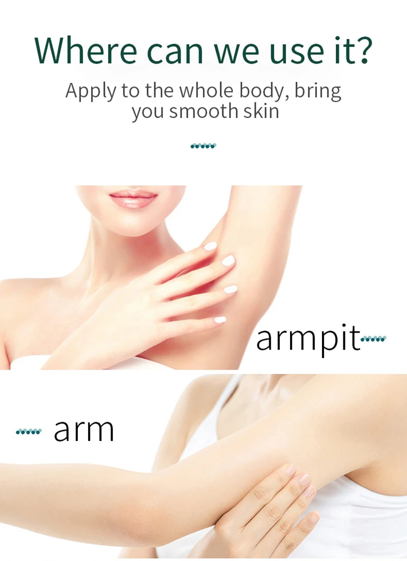 IPL device usage close-up
