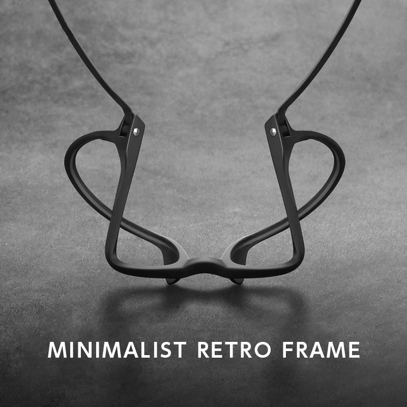 Men Myopia Sunglasses HONGMEI Ultra Light Fashion Square Comfortable Big Eyeglasses Pure Titanium Optical Prescription Men's Glasses Frames
