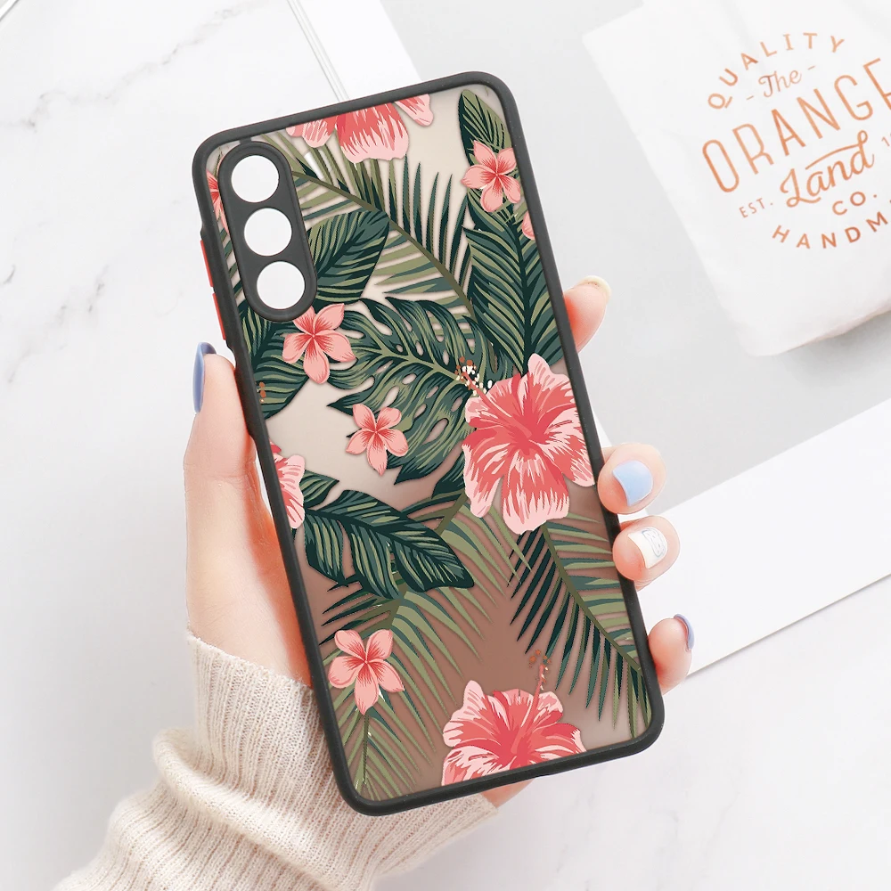 Eco-Friendly Leaf Design Matte Phone Case