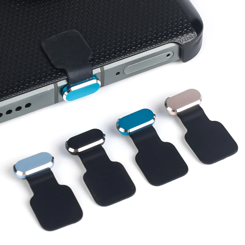 Set 4 Tappi Antipolvere USB-C Per IPhone 15/16 Pro Max - Protezione Porta Ricarica, Silicone - Foto 4