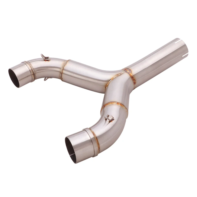 Slip On Motorcycle Exhaust Mid Connect Tube Middle Link Pipe Stainless Steel For Aprilia Shiver 750 2010-2016 - Image 2