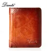 Dante Leather Men's Wallets RFID Anti-theft Brush Degaus Head Layer Cowhide Retro Casual Vertical Money Bag Money Two fold Clips 4