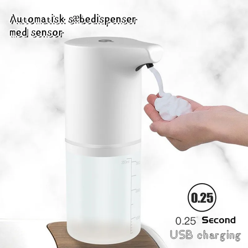 

USB Automatic Soap Dispenser Touchless Sensor Foam Frosted Intelligent Foam Machine Infrared Sensor Hand Washing Machine