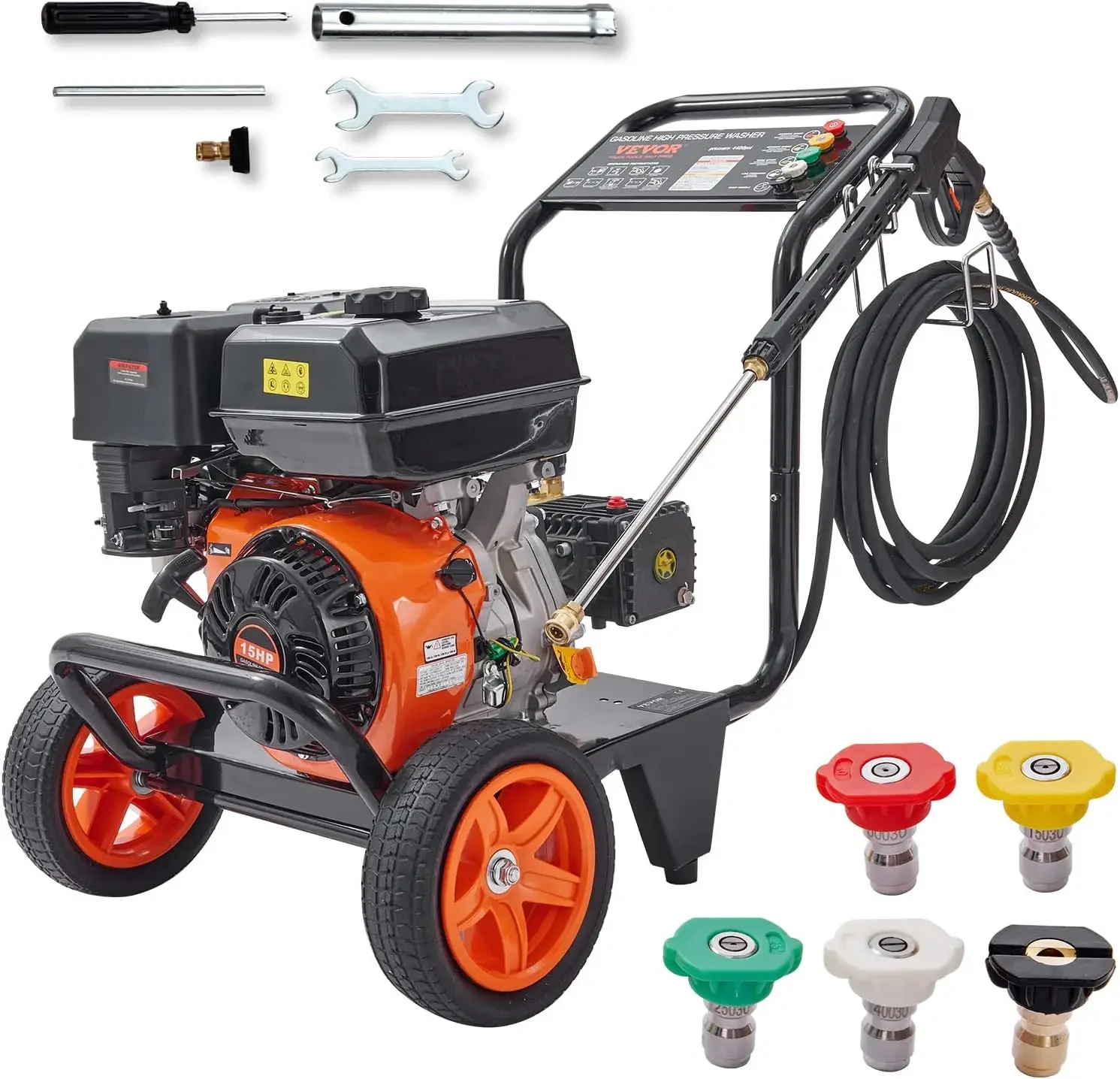 2024 New Gas Pressure Washer, 4400 PSI 4.0 GPM, Gas Powered Pressure Washer with