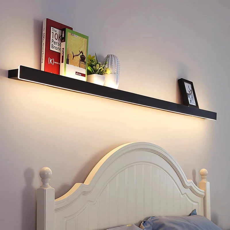 

Wall lamp Nordic modern long wall lamp Living room bedroom bedside sofa corridor porch wall lighting children's room lamp