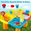 Beach Table Sand Play Toys Children Outdoor Games Baby Water Sand Dredging Tools Beach Table Play Sand Pool Set Toy for Kid Gift 3