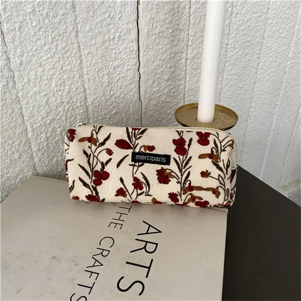 

Pencil Case Practical Wide Applications Polyester Multifunctional Stationery Bag for Office