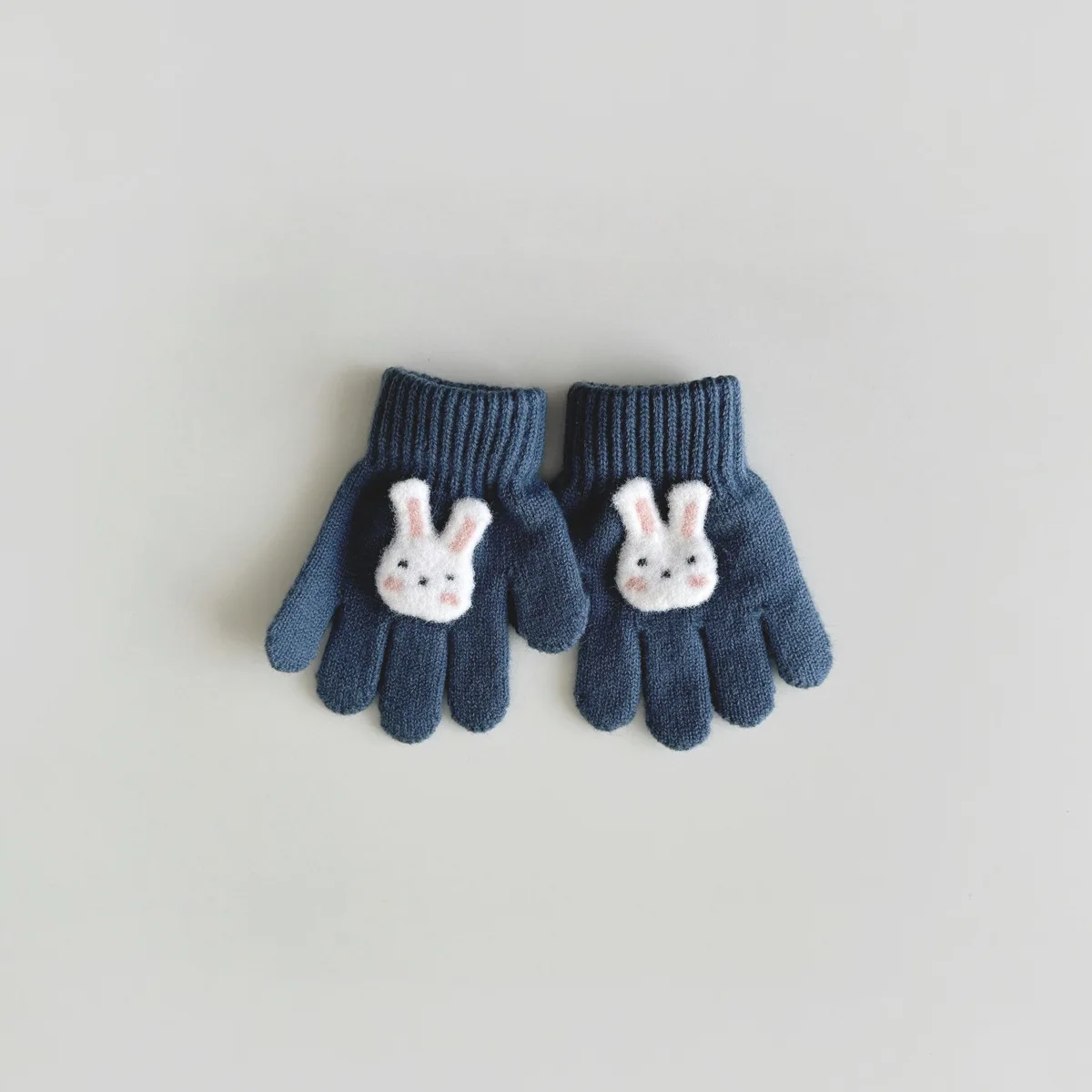 3-6 Years Children's Gloves Autumn and Winter Fashion Girls Boys Knitted Warm Cartoon Super Cute Five-finger Gloves Wholesale 6