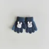 3-6 Years Children's Gloves Autumn and Winter Fashion Girls Boys Knitted Warm Cartoon Super Cute Five-finger Gloves Wholesale 6