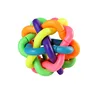 Colorful Bell Woven Toy Popular Dog Bite Resistant  Rubber Pet Chewing Playing Fetching Nice Ball Products 5