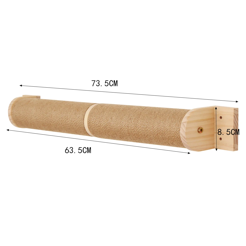 Title 8, Wooden Scratcher Wall Mounted Cat Furniture Cat...