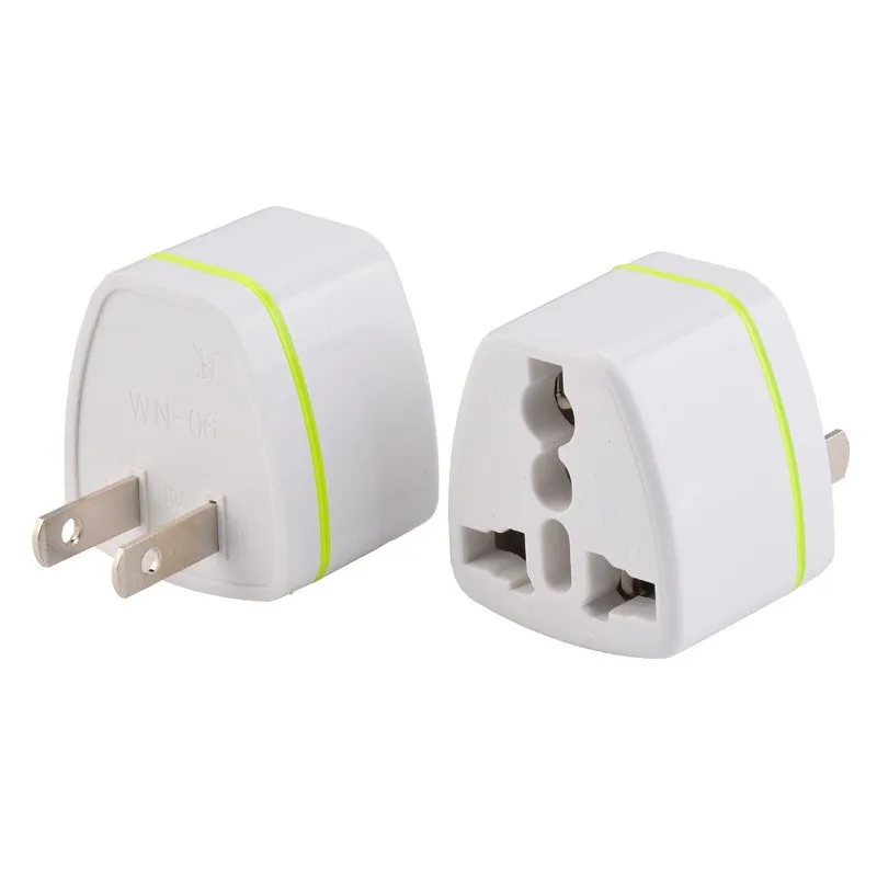 

1 4 6pcs US to universal power plug socket to EU UK AU NZ plug converter plug portable charging head for travel B3