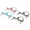 Women Portable Magnifying Rotating Makeup Glasses Flip Down Lenses Colourful Frame Cosmetic Readers Diopter +1.50~+4.0 2