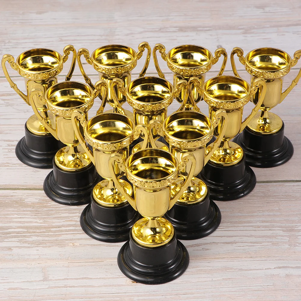 Plastic Trophy Toys Trophy Kids Mini Award Soccer Gold