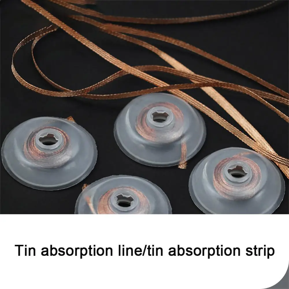Tin Absorption Strip Cp-1015/2015/3015 No Cleaning Copper Braid Tin Removal desoldering tool For Soldering Red Copper